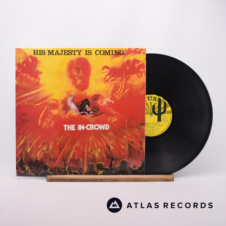 The In Crowd His Majesty Is Coming LP Vinyl Record - Front Cover & Record