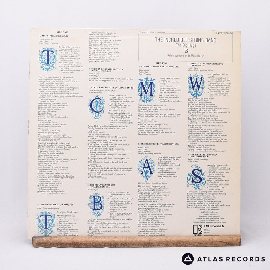 The Incredible String Band - The Big Huge - Repress LP Vinyl Record - VG+/VG+