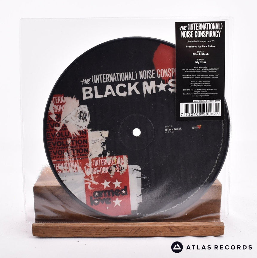 The International Noise Conspiracy Black M★sk 7" Vinyl Record - Front Cover & Record