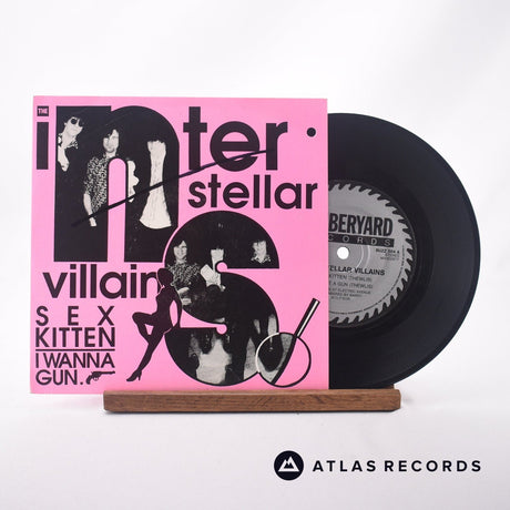 The Interstellar Villains Sex Kitten 7" Vinyl Record - Front Cover & Record