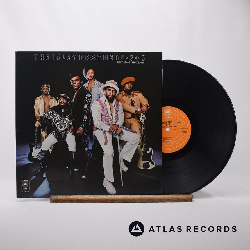 The Isley Brothers 3 + 3 LP Vinyl Record - Front Cover & Record