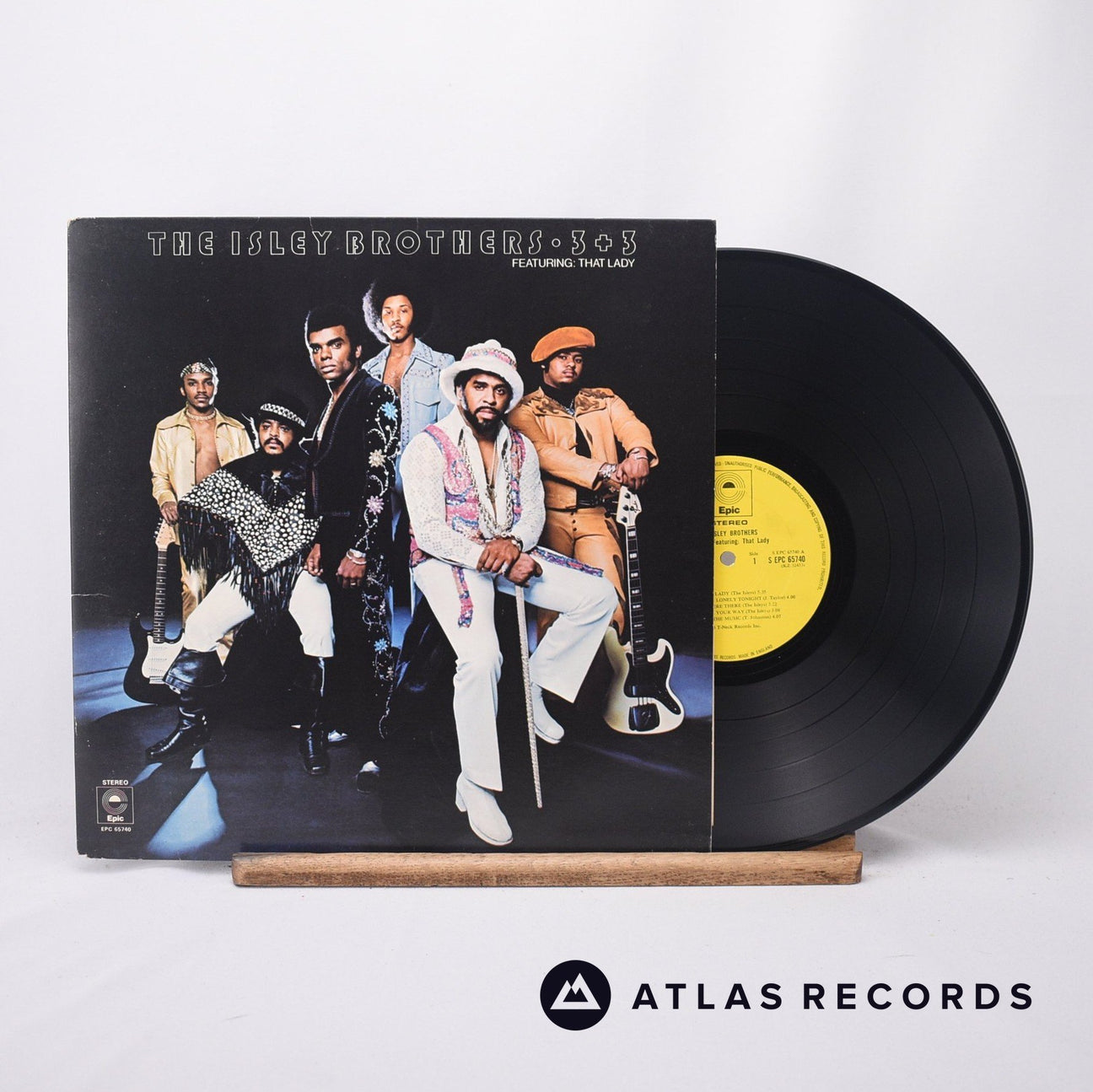 The Isley Brothers 3 + 3 Featuring: That Lady LP Vinyl Record - Front Cover & Record