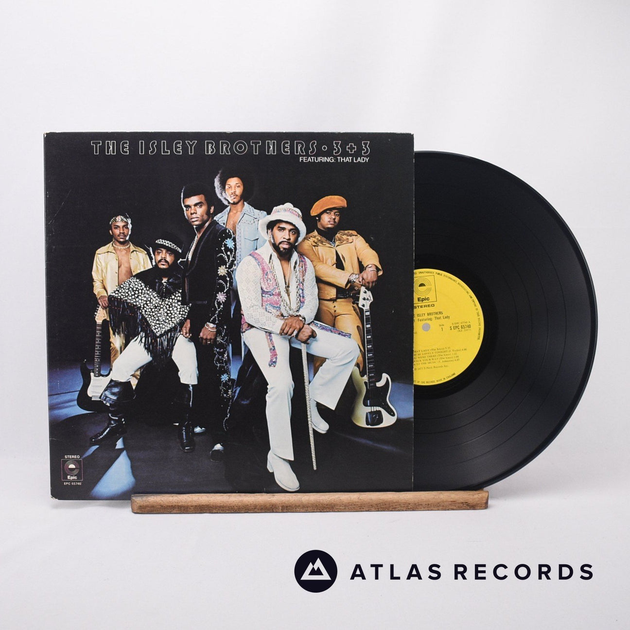 The Isley Brothers 3 + 3 Featuring: That Lady LP Vinyl Record - Front Cover & Record