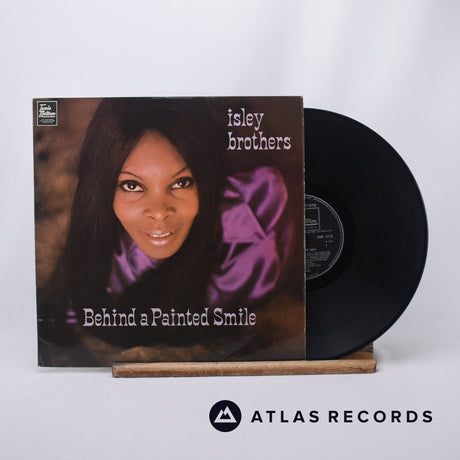 The Isley Brothers Behind A Painted Smile LP Vinyl Record - Front Cover & Record