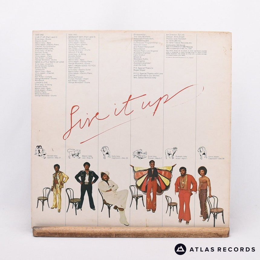 The Isley Brothers - Live It Up - LP Vinyl Record - VG+/EX