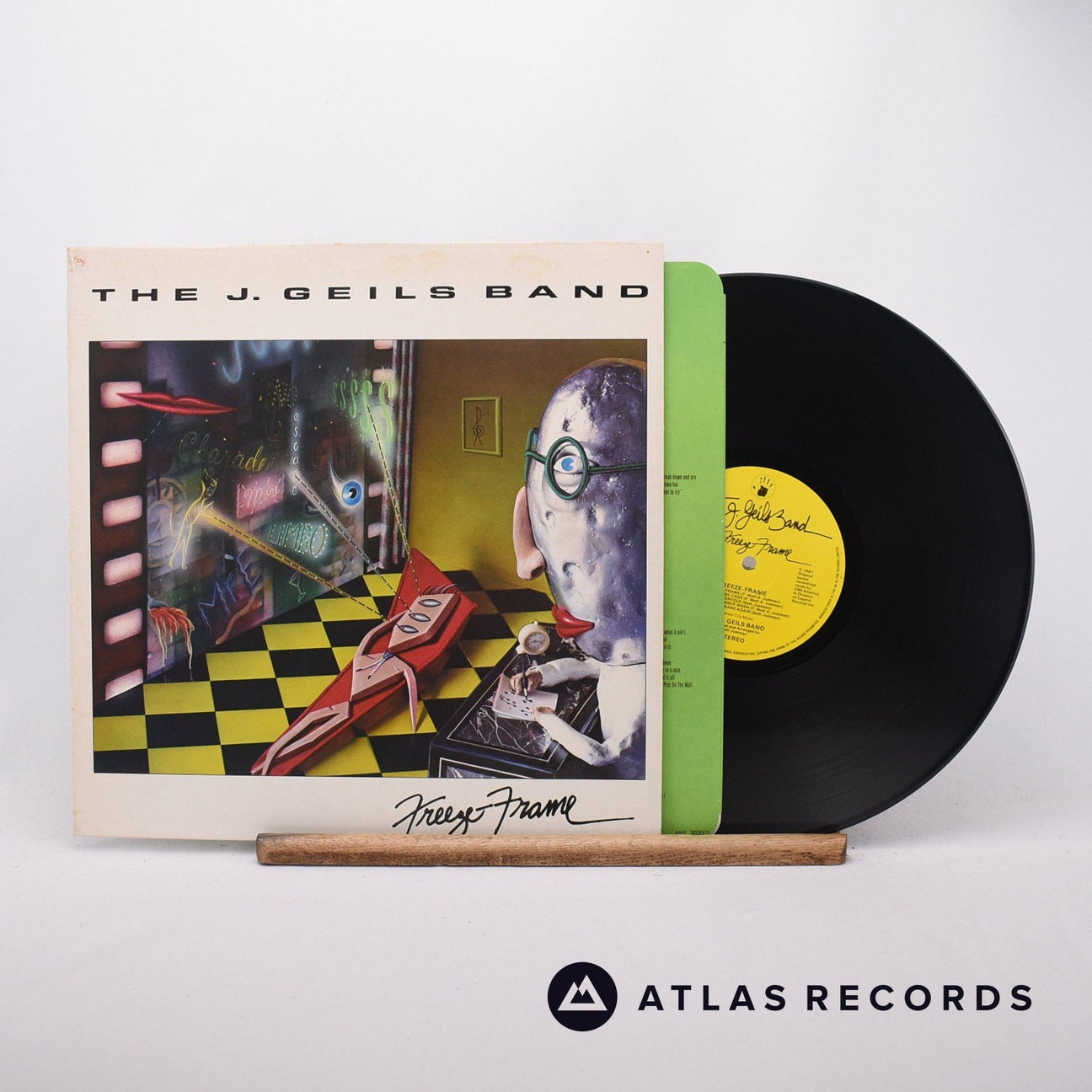 The J. Geils Band Freeze-Frame LP Vinyl Record - Front Cover & Record