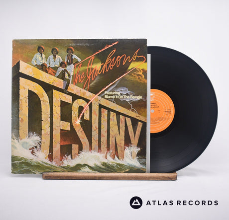 The Jacksons Destiny LP Vinyl Record - Front Cover & Record