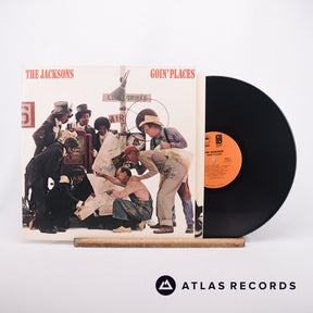 The Jacksons Goin' Places LP Vinyl Record - Front Cover & Record