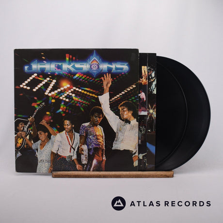 The Jacksons Live 2 x LP Vinyl Record - Front Cover & Record