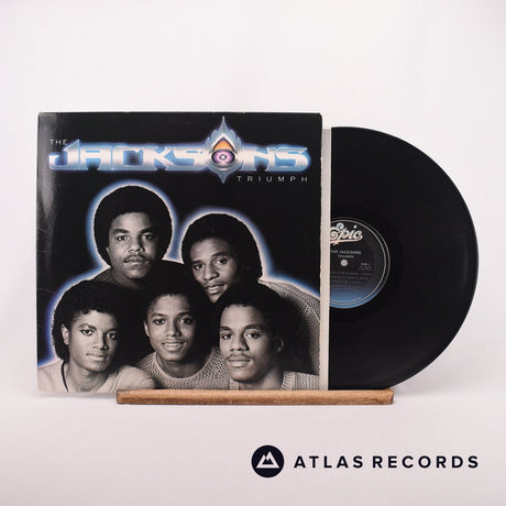 The Jacksons Triumph LP Vinyl Record - Front Cover & Record