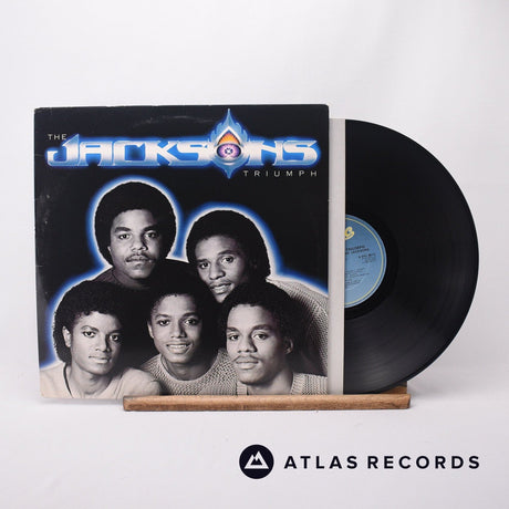 The Jacksons Triumph LP Vinyl Record - Front Cover & Record