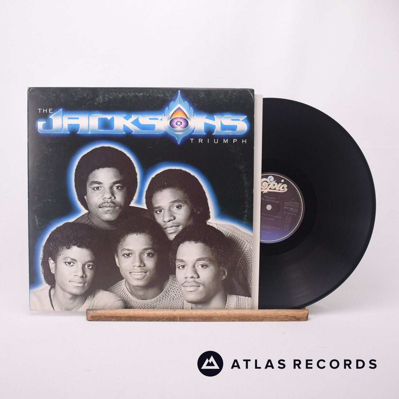 The Jacksons Triumph LP Vinyl Record - Front Cover & Record