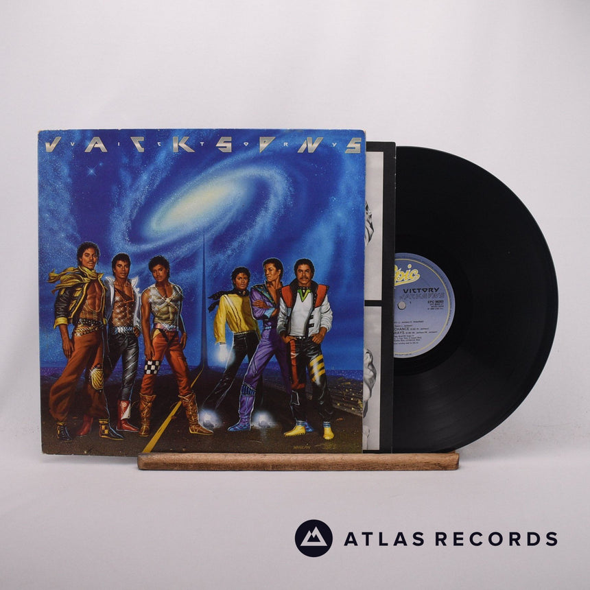 The Jacksons Victory LP Vinyl Record - Front Cover & Record