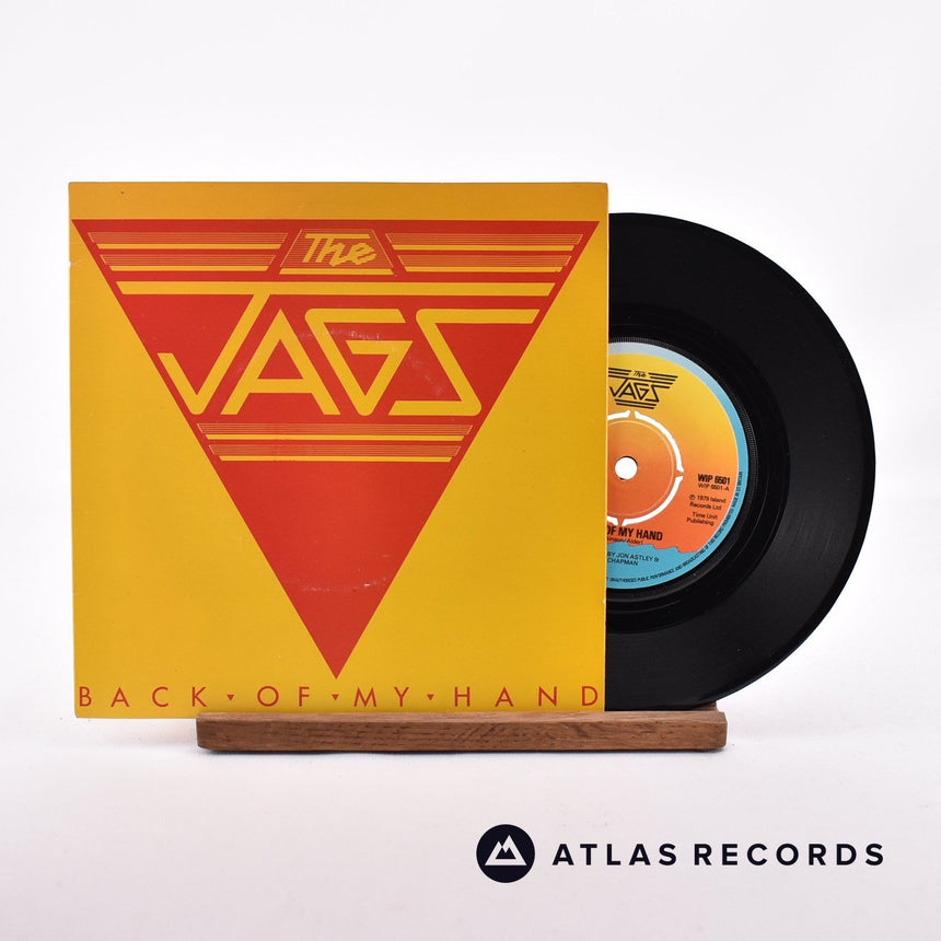 The Jags Back Of My Hand 7" Vinyl Record - Front Cover & Record