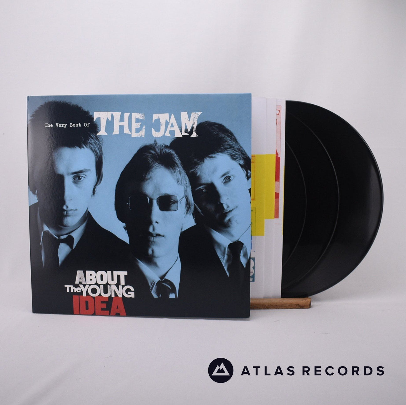 The Jam About The Young Idea - The Very Best of The Jam 3 x LP Vinyl Record - Front Cover & Record