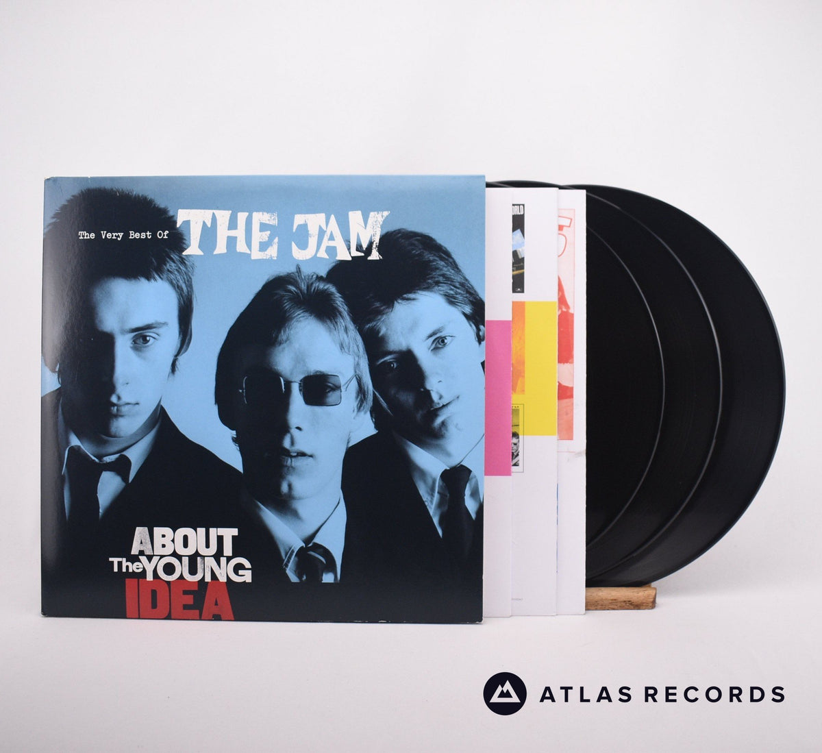 The Jam About The Young Idea - The Very Best of The Jam 3 x LP Vinyl Record - Front Cover & Record