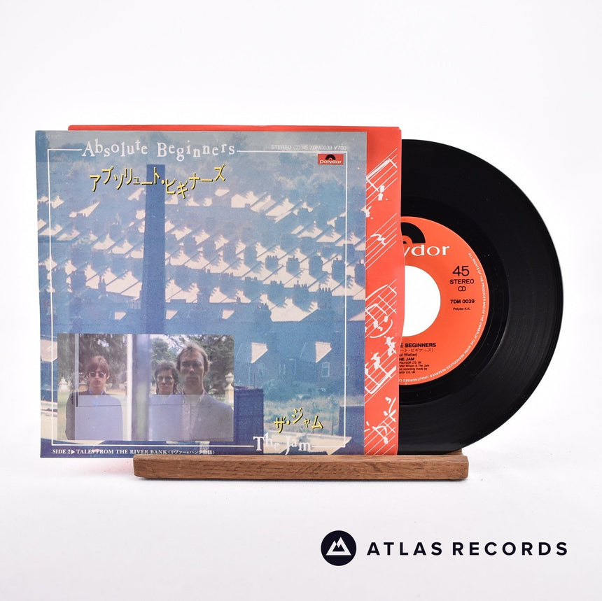 The Jam Absolute Beginners 7" Vinyl Record - Front Cover & Record