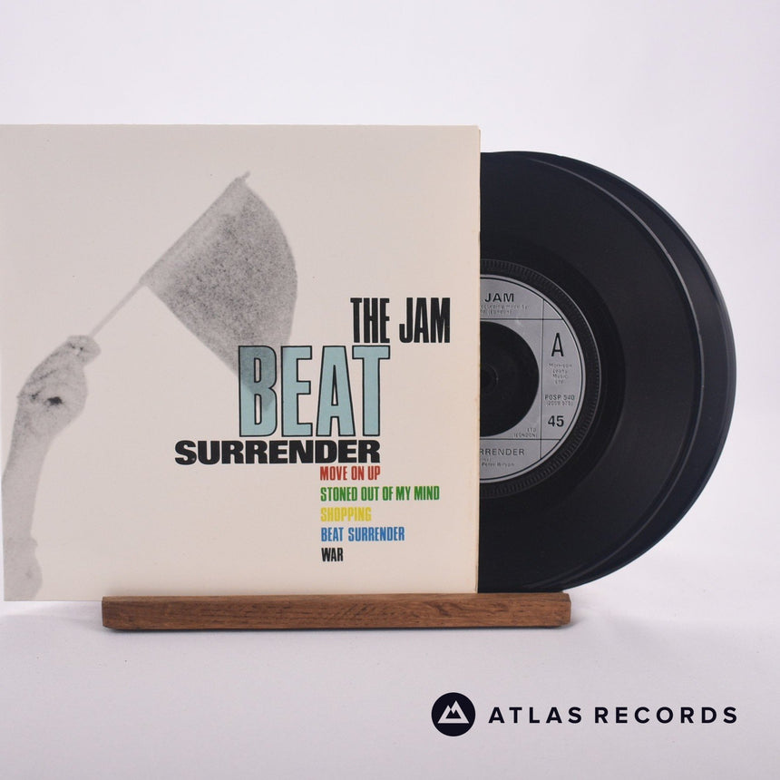 The Jam Beat Surrender 2 x 7" Vinyl Record - Front Cover & Record