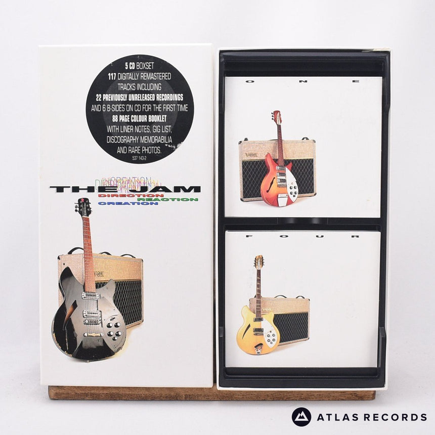 The Jam Direction, Reaction, Creation 5 x CD Vinyl Record - Front Cover & Record