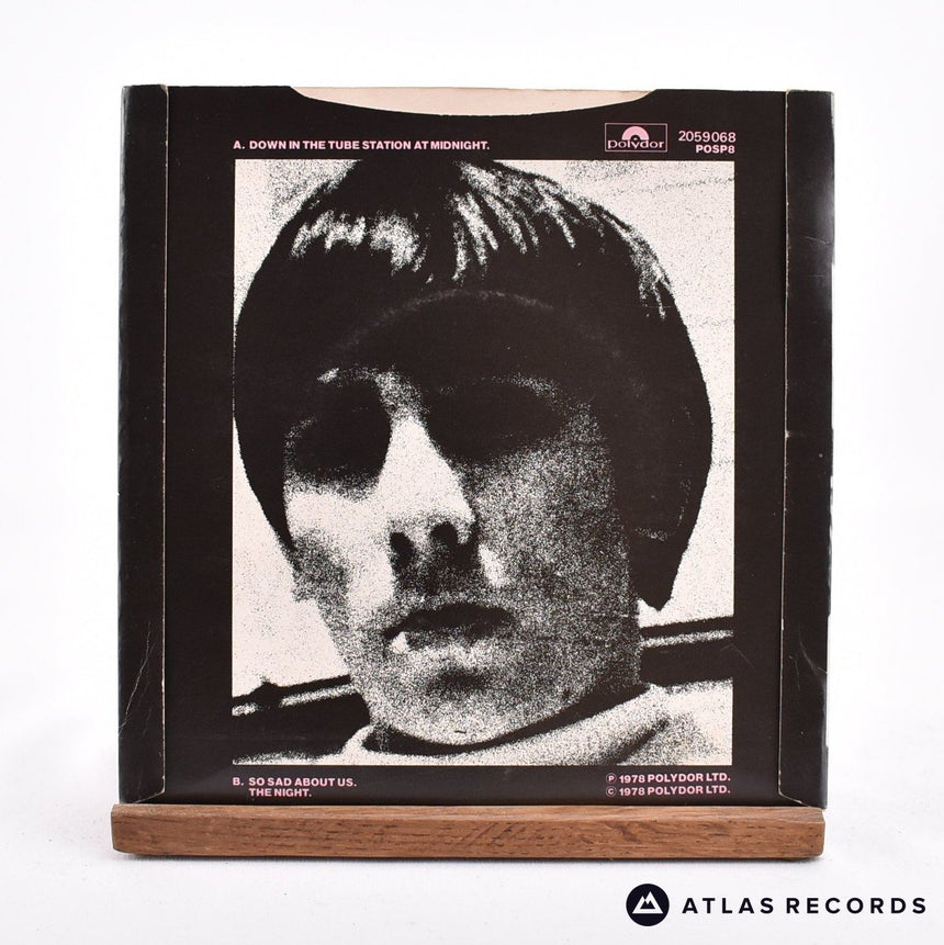 The Jam - Down In The Tube Station At Midnight - 7" Vinyl Record - EX/VG+