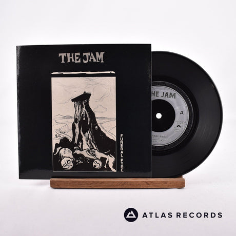 The Jam Funeral Pyre 7" Vinyl Record - Front Cover & Record