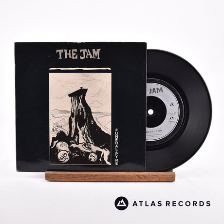 The Jam Funeral Pyre 7" Vinyl Record - Front Cover & Record
