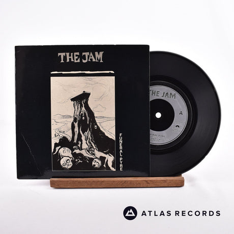 The Jam Funeral Pyre 7" Vinyl Record - Front Cover & Record