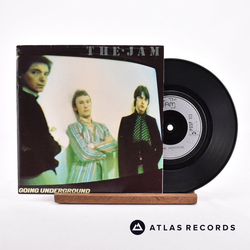 The Jam Going Underground 7" Vinyl Record - Front Cover & Record