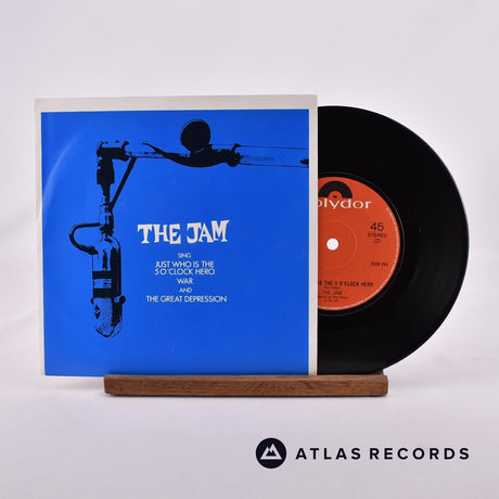 The Jam Just Who Is The 5 O'Clock Hero 7" Vinyl Record - Front Cover & Record