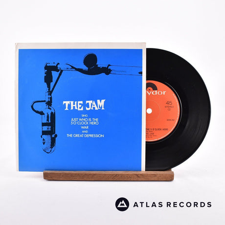 The Jam Just Who Is The 5 O'Clock Hero 7" Vinyl Record - Front Cover & Record