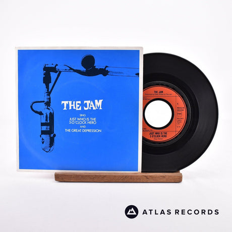The Jam Just Who Is The 5 O'Clock Hero 7" Vinyl Record - Front Cover & Record