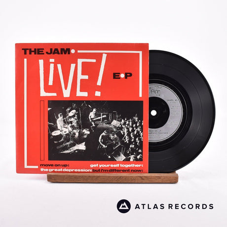 The Jam Live E.P 4 Track 7" Vinyl Record - Front Cover & Record