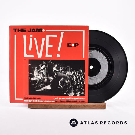 The Jam Live E.P 4 Track 7" Vinyl Record - Front Cover & Record