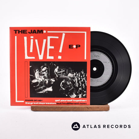 The Jam Live E.P 4 Track 7" Vinyl Record - Front Cover & Record