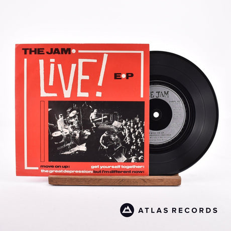 The Jam Live E.P 4 Track 7" Vinyl Record - Front Cover & Record