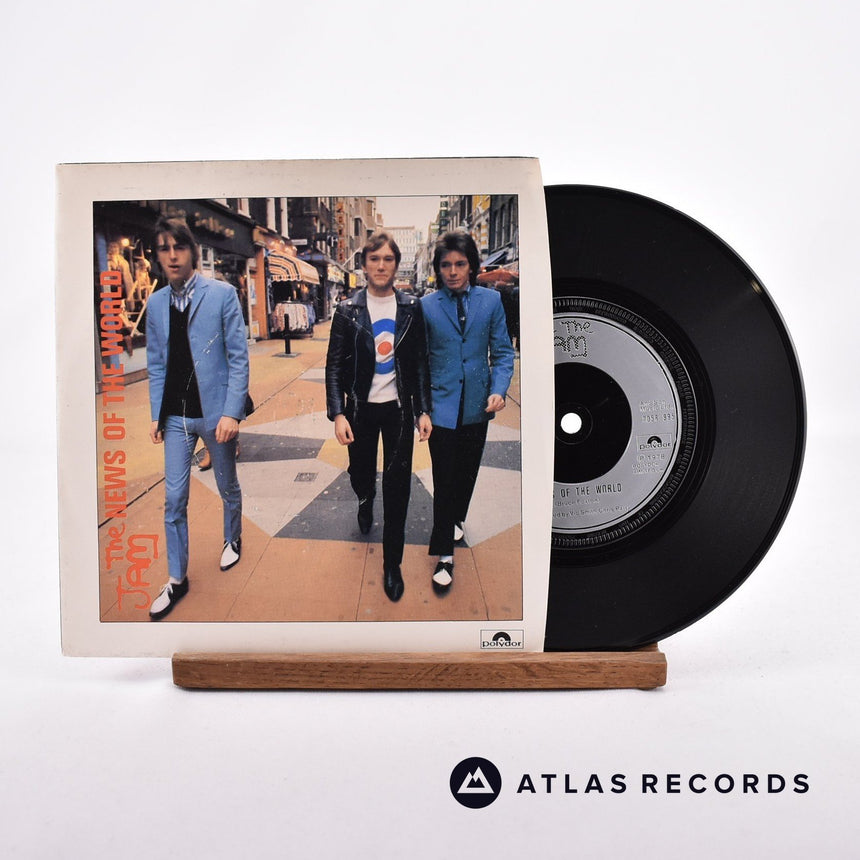 The Jam News Of The World 7" Vinyl Record - Front Cover & Record