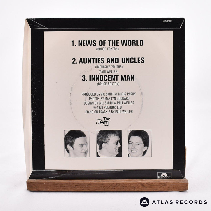 The Jam - News Of The World - 7" Vinyl Record - VG+/EX