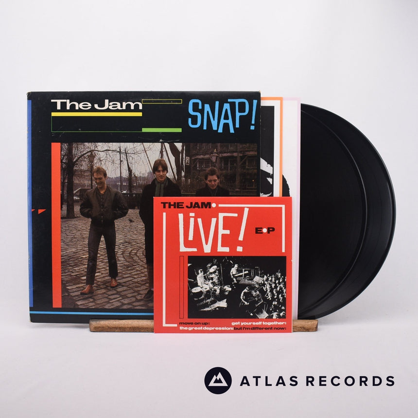 The Jam Snap! 2 x LP + 7" Vinyl Record - Front Cover & Record