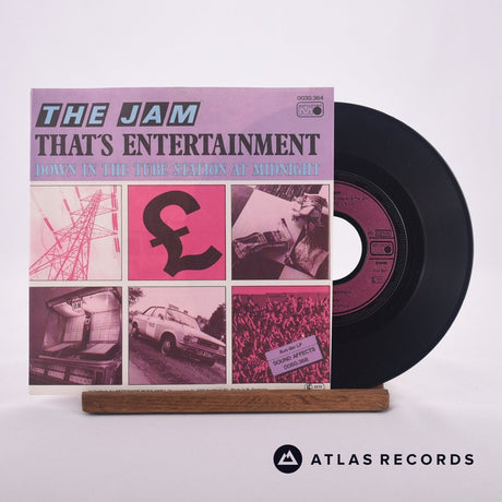 The Jam That's Entertainment 7" Vinyl Record - Front Cover & Record