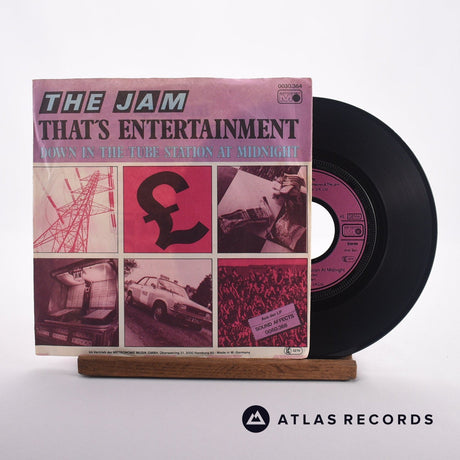 The Jam That's Entertainment 7" Vinyl Record - Front Cover & Record