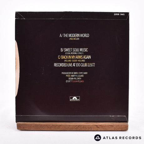 The Jam - The Modern World - Allen First Press 7" Vinyl Record - VG+/VG+