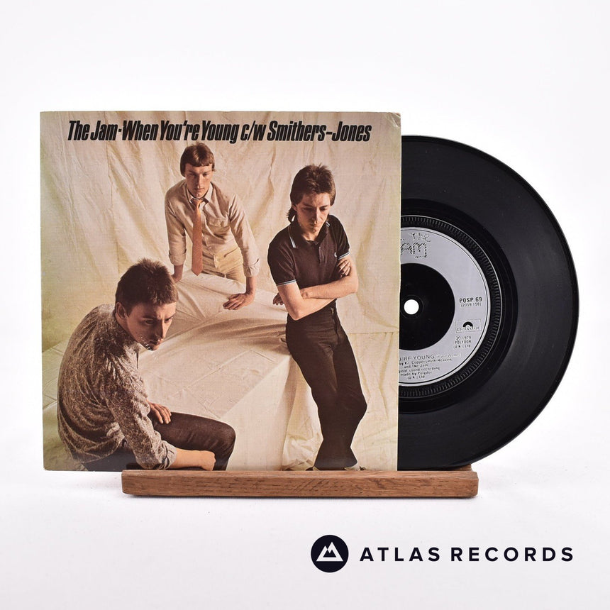 The Jam When You're Young 7" Vinyl Record - Front Cover & Record
