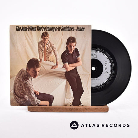 The Jam When You're Young 7" Vinyl Record - Front Cover & Record