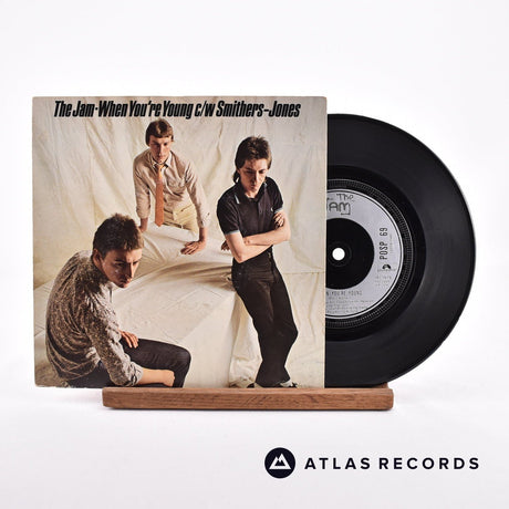 The Jam When You're Young 7" Vinyl Record - Front Cover & Record