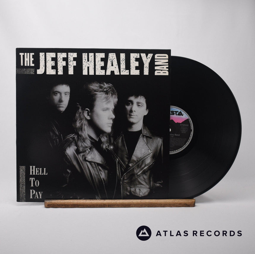 The Jeff Healey Band Hell To Pay LP Vinyl Record - Front Cover & Record