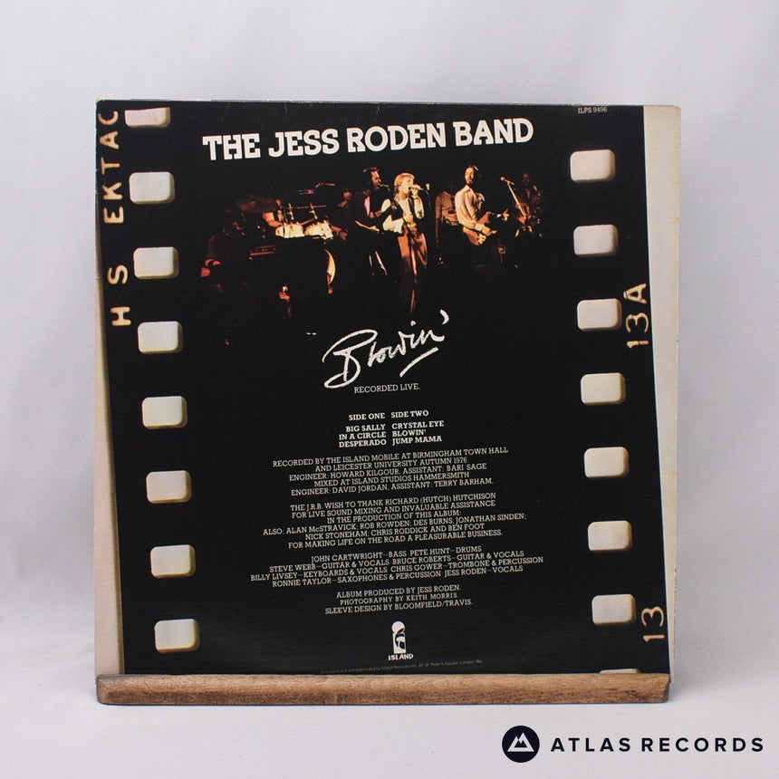The Jess Roden Band - Blowin' - LP Vinyl Record - VG+/EX