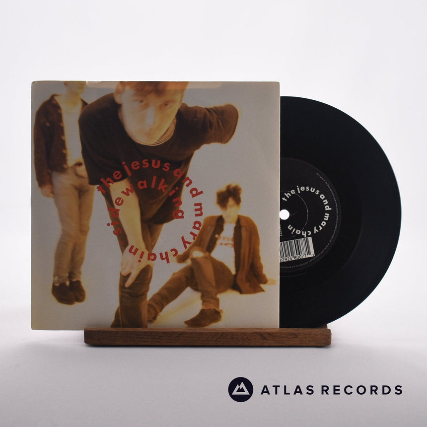 The Jesus And Mary Chain Sidewalking 7" Vinyl Record - Front Cover & Record