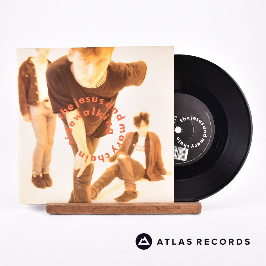 The Jesus And Mary Chain Sidewalking 7" Vinyl Record - Front Cover & Record