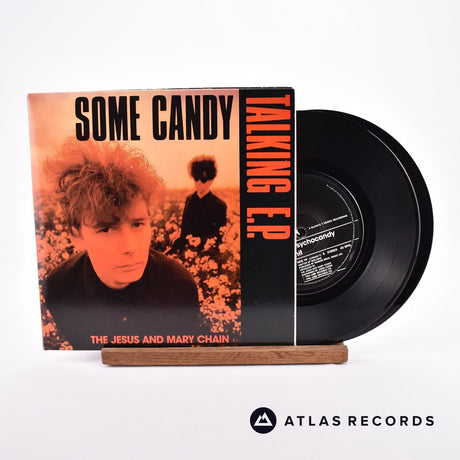 The Jesus And Mary Chain Some Candy Talking E.P. 2 x 7" Vinyl Record - Front Cover & Record