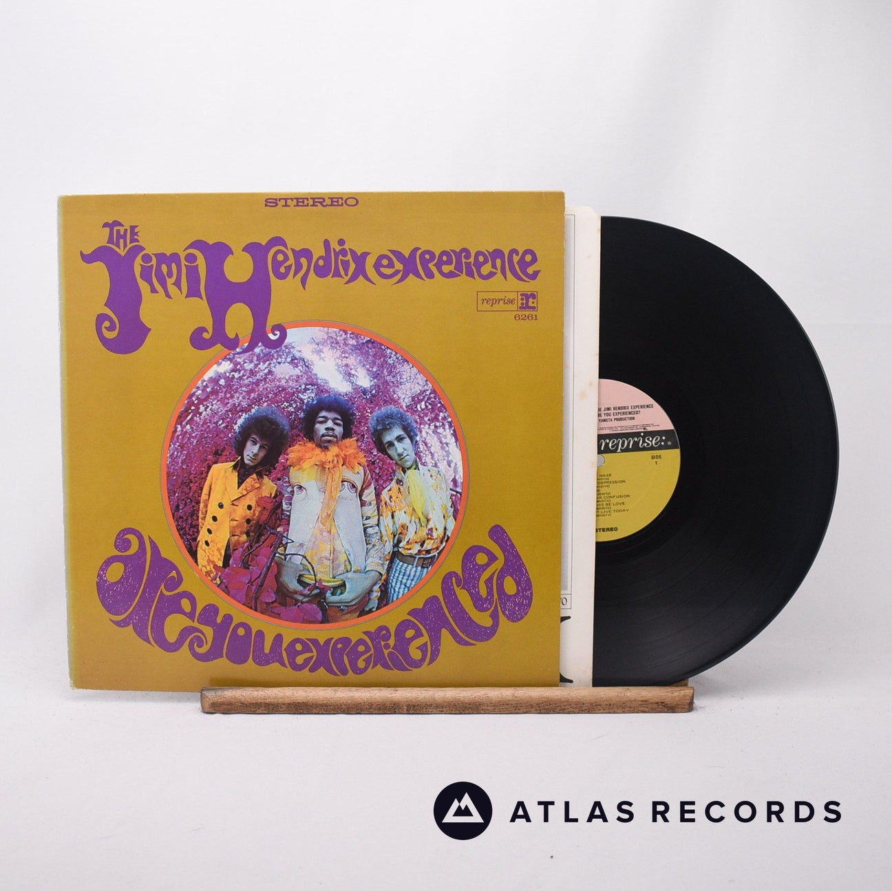 The Jimi Hendrix Experience Are You Experienced LP Vinyl Record - Front Cover & Record